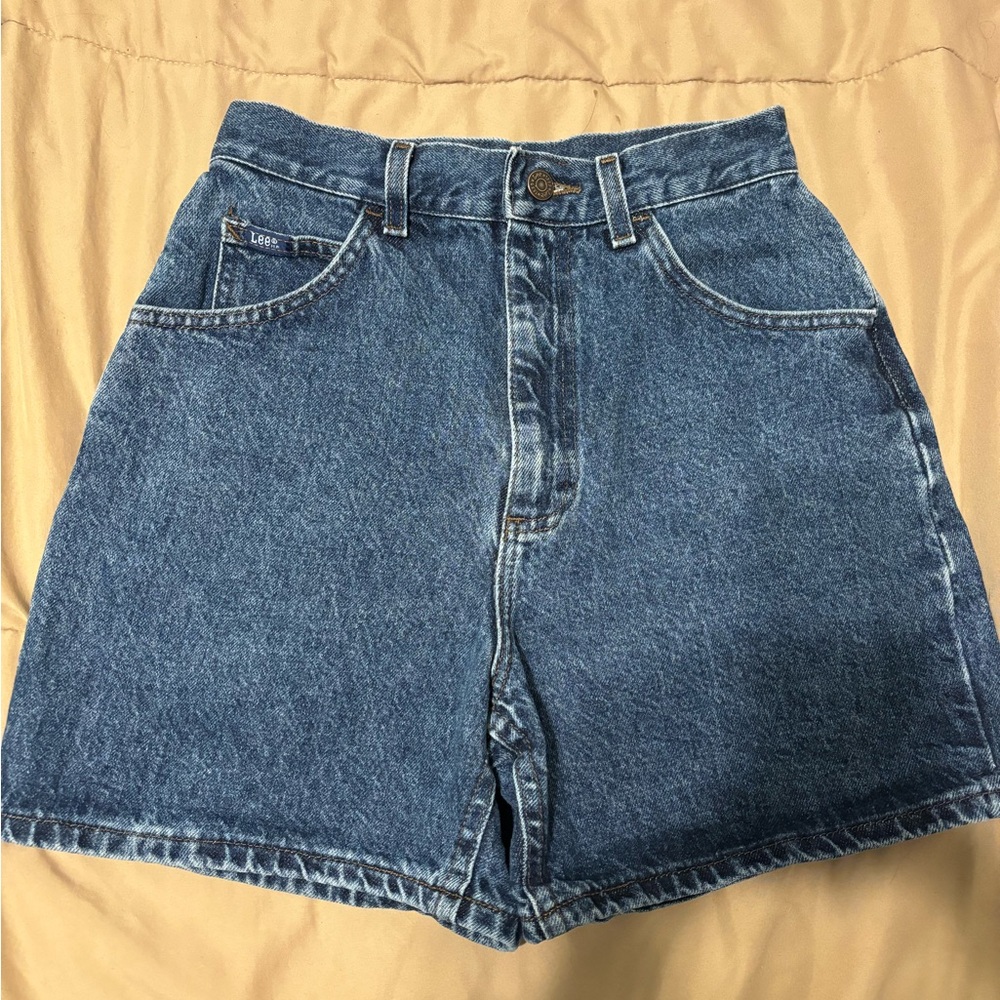 Lee Women's Blue Denim Shorts
